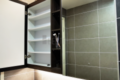 Bathroom with Mirrored Cabinet design